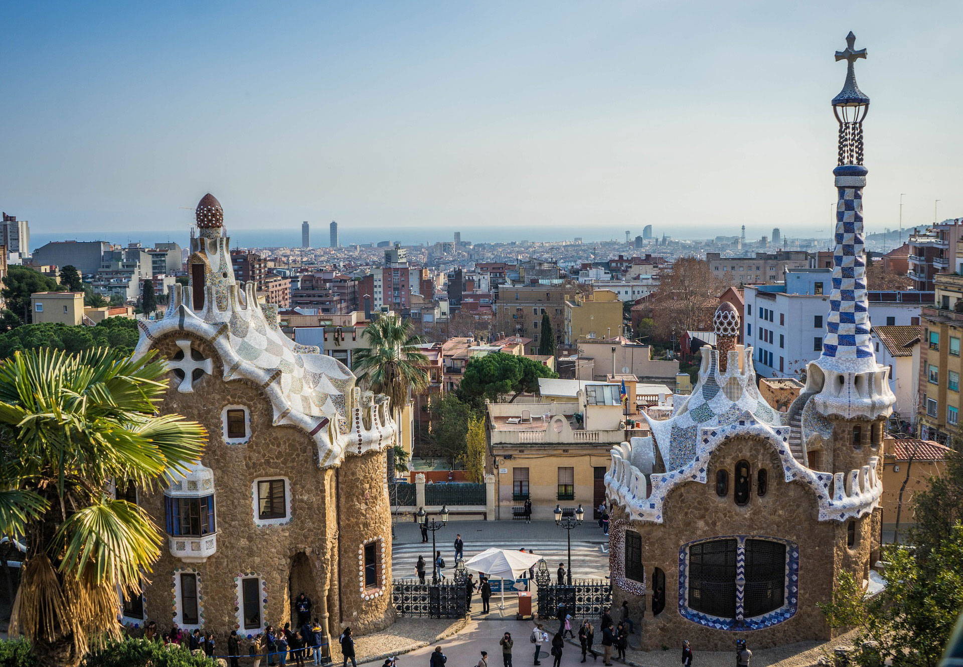 Barcelone vue du Parc Guell  © Pixabay / Maria Michelle