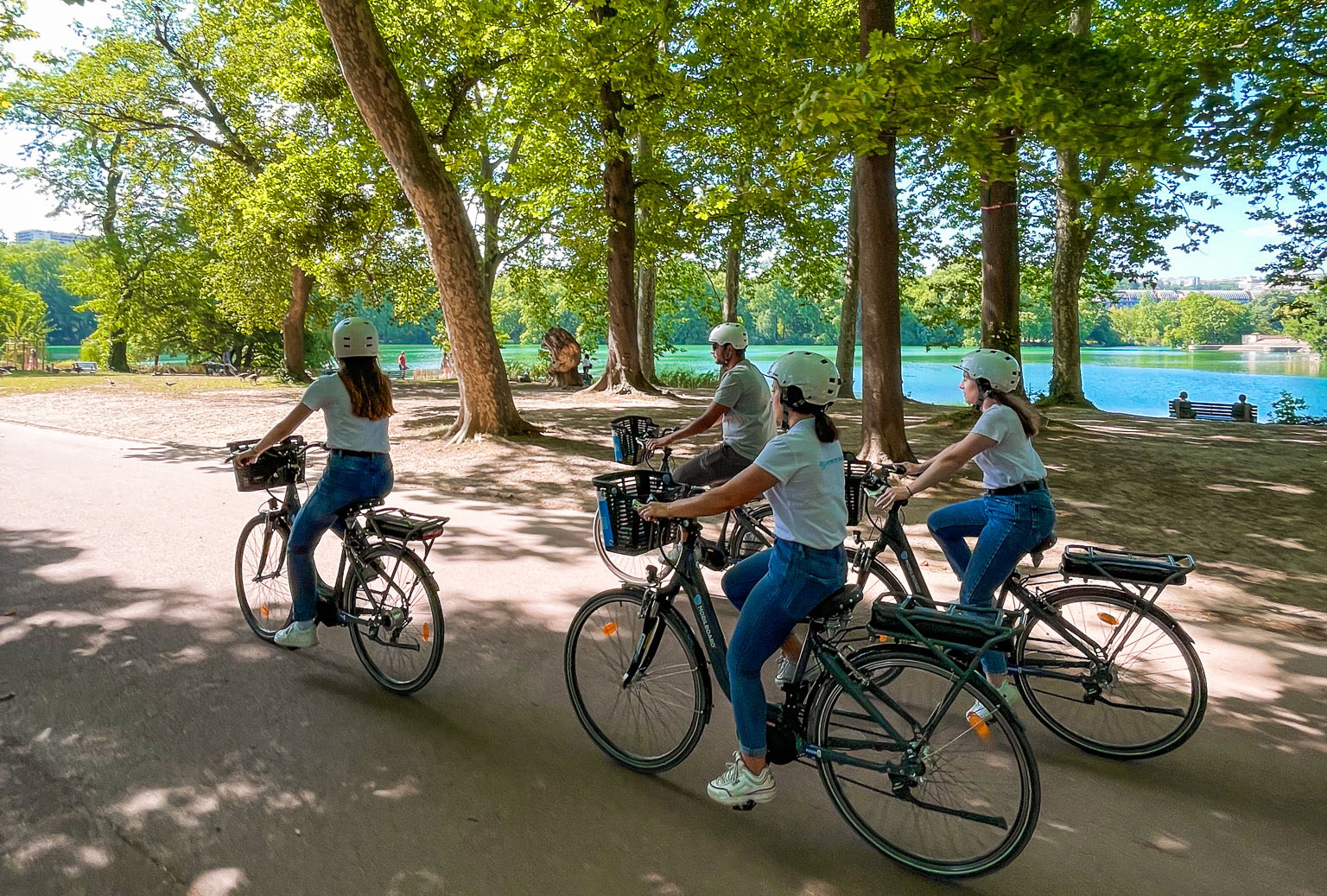 balade à vélo au Parc de la Tête d'Or by Mobilboard