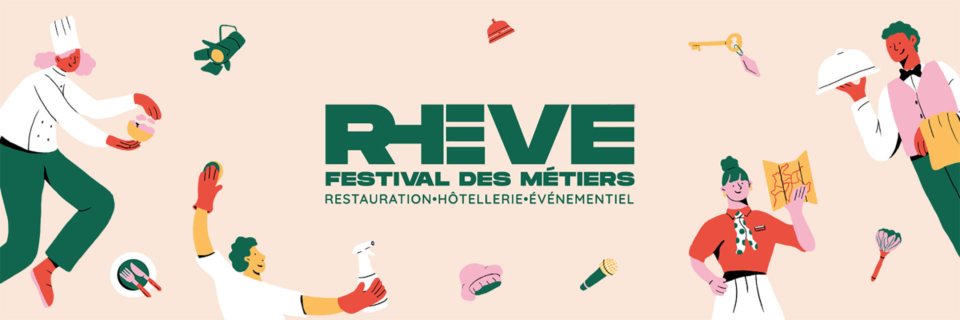 Rheve Festival des métiers de la restauration, l'hôtellerie et l'événementiel, du 7 au 10 février 2024 "Save the date"