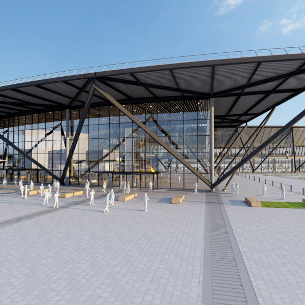 Air transport LyonSaintExupéry airport is in full expansion Lyon France