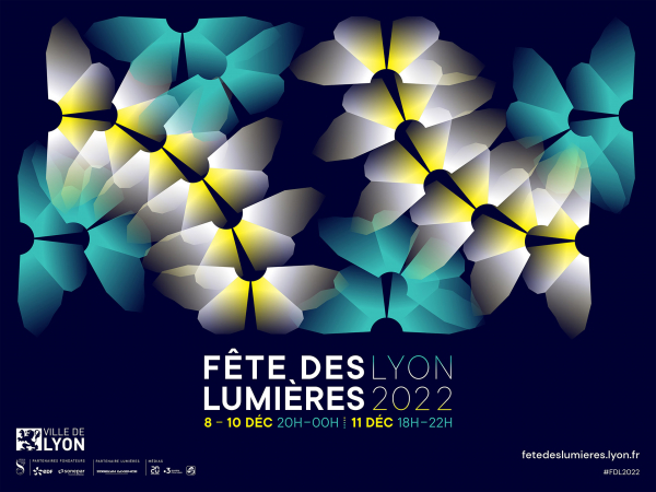 Visuel de la Fête des Lumières 2022 © Ville de Lyon