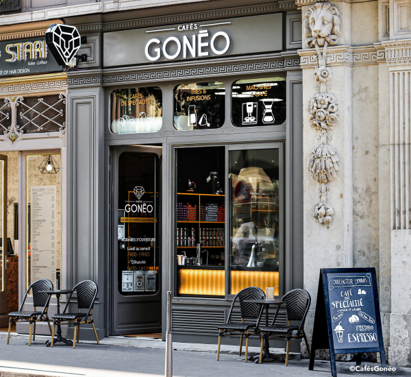 Boutique de la rue Grenette © Cafés Gonéo